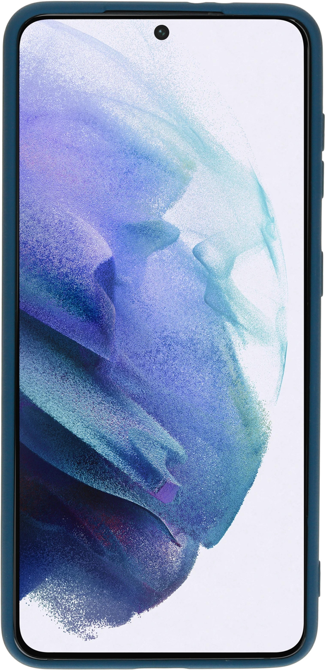 Mobiparts Silicone Cover Samsung Galaxy S21 Blueberry Blue – image 4