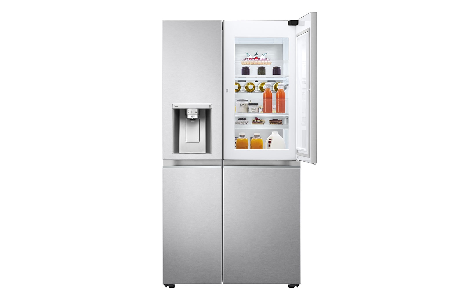 LG GSJV91BSAE side-by-side refrigerator Freestanding – image 4