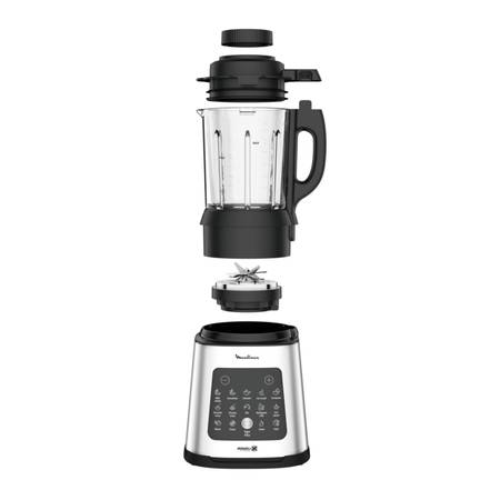 Moulinex LM835D 1.75 L Tabletop blender 1400 W Black, Metallic, Transparent – image 3