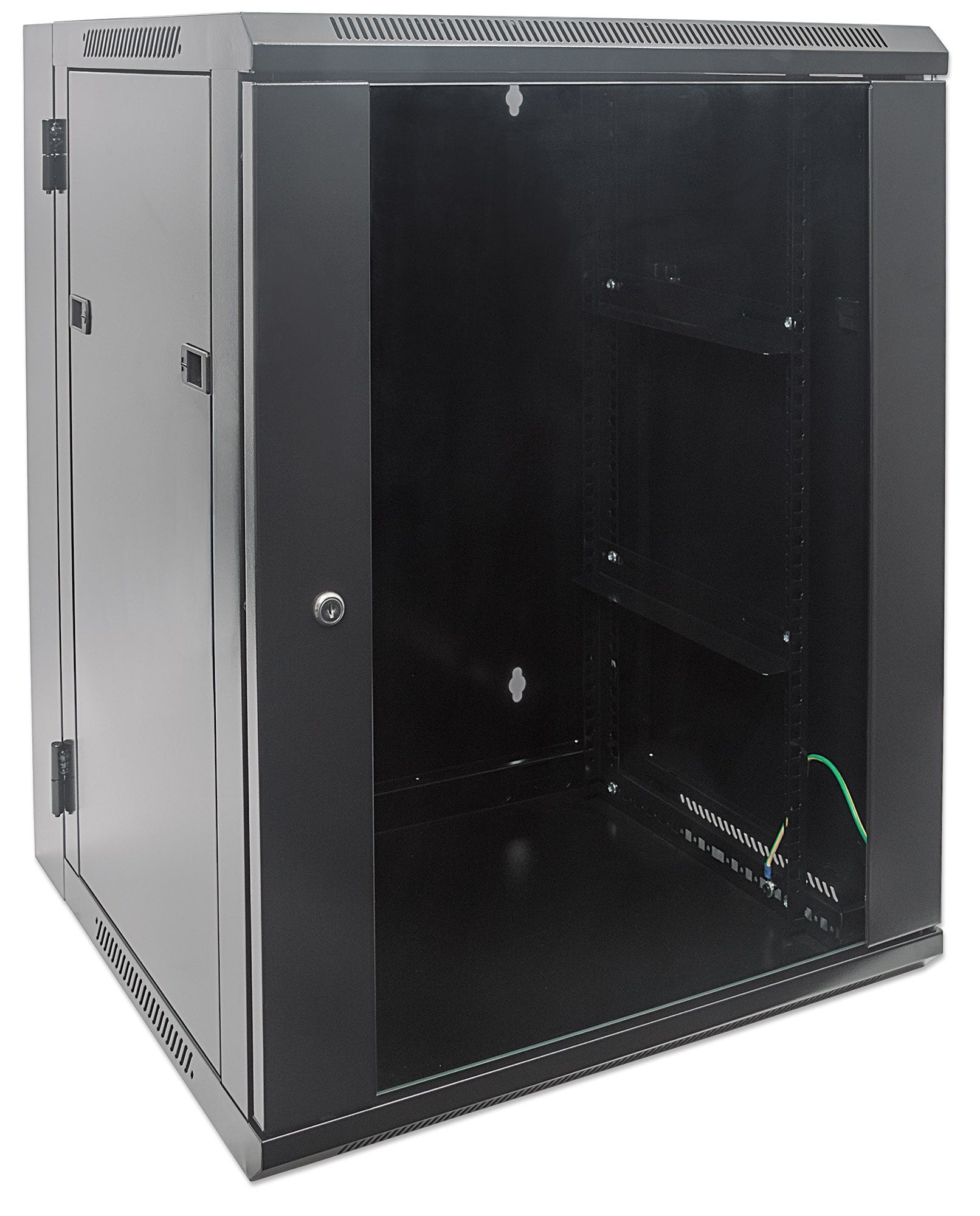 Intellinet 19" Network Cabinet - Wall Mount (Double Section Hinged Swing Out), 15U – image 2