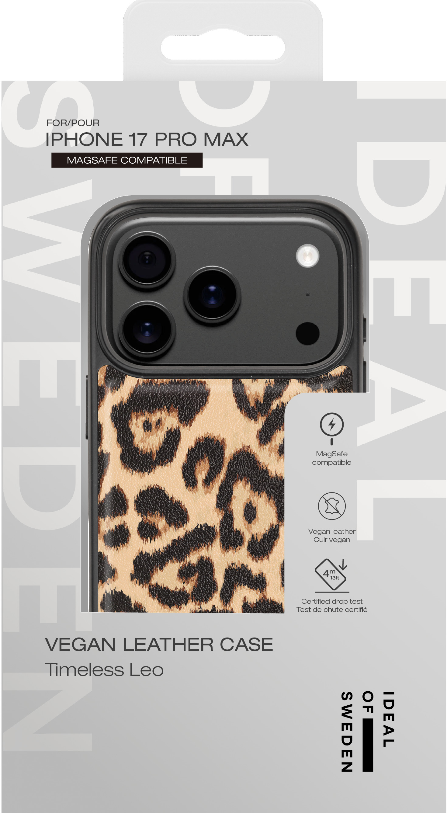 iDeal of Sweden Vegan Leather Case MagSafe iPhone 17 Pro Max Timeless Leo – image 4