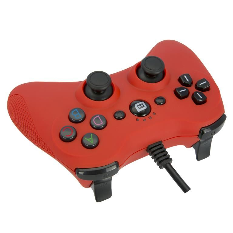 Konix 3328170240901 Gaming Controller Red USB Gamepad Analogue / Digital PC, Playstation 3 – image 3