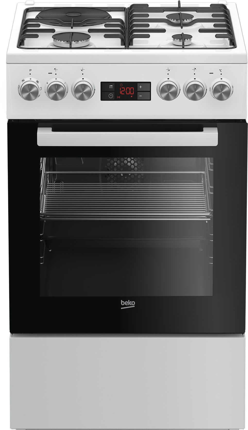 Beko FSE53321DWCS cooker Freestanding cooker Electric/Gas Combi White