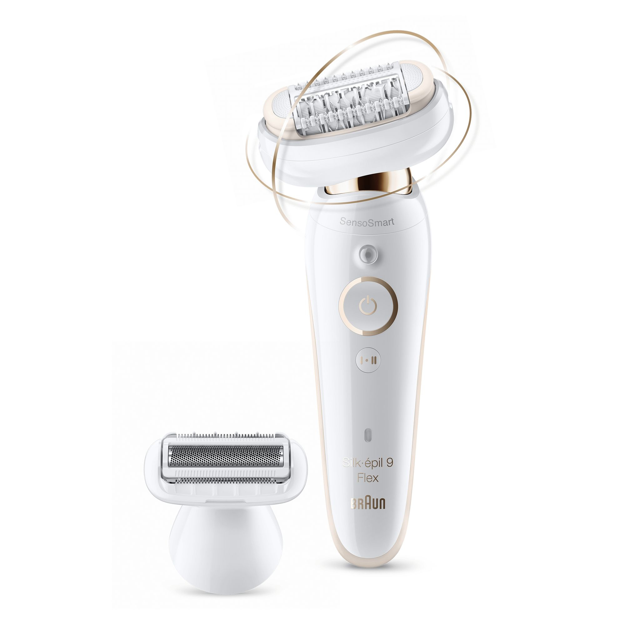 Braun Silk-épil 9 81688635 epilator 40 tweezers White, Gold – image 2