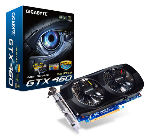 GIGABYTE GV-N460OC-1GI graphics card NVIDIA GeForce GTX 460