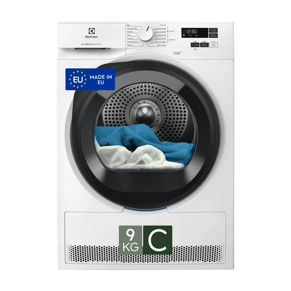 Electrolux EW6HCH19G tumble dryer Freestanding Front-load