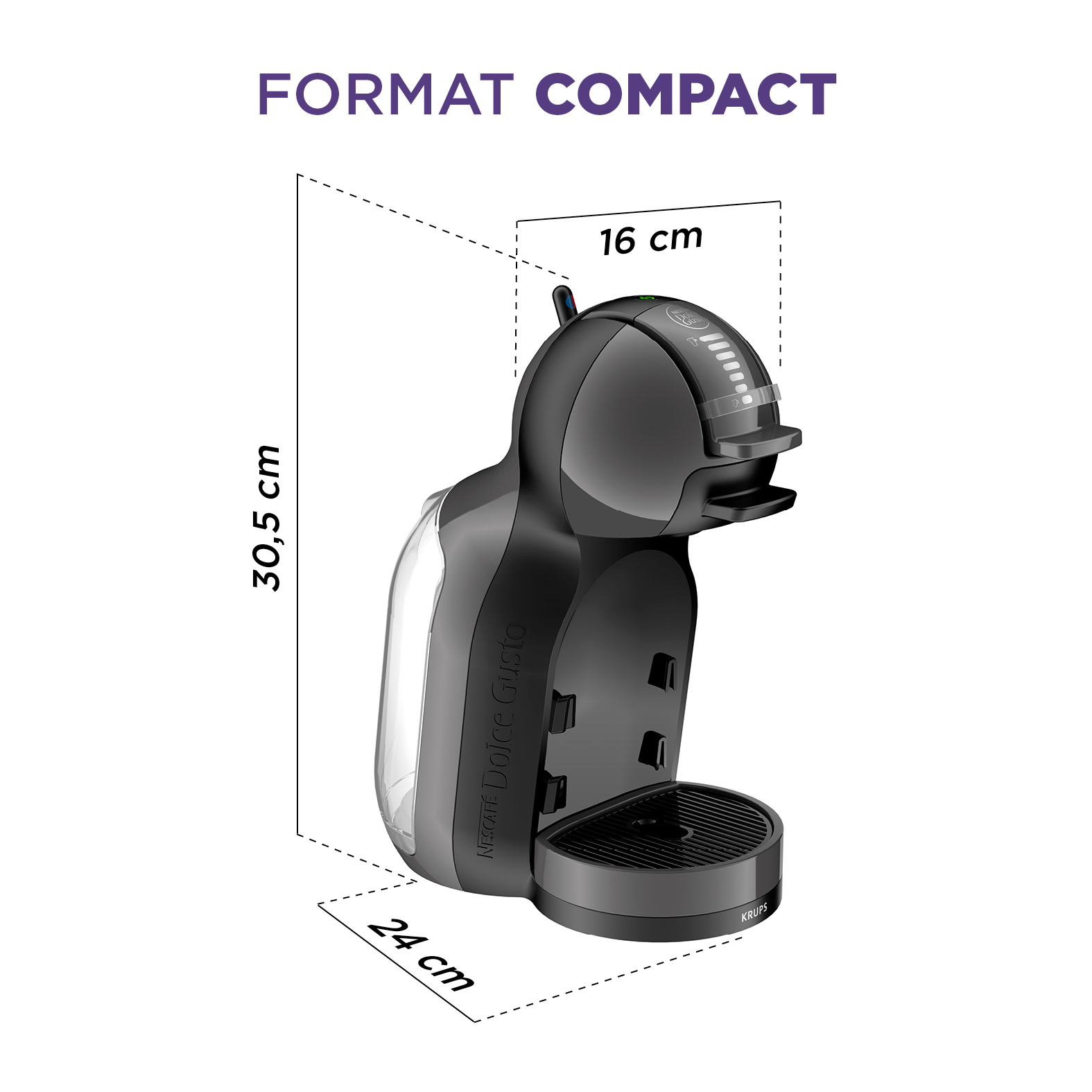Krups Mini Me KP1238 Semi-auto Capsule coffee machine – image 6