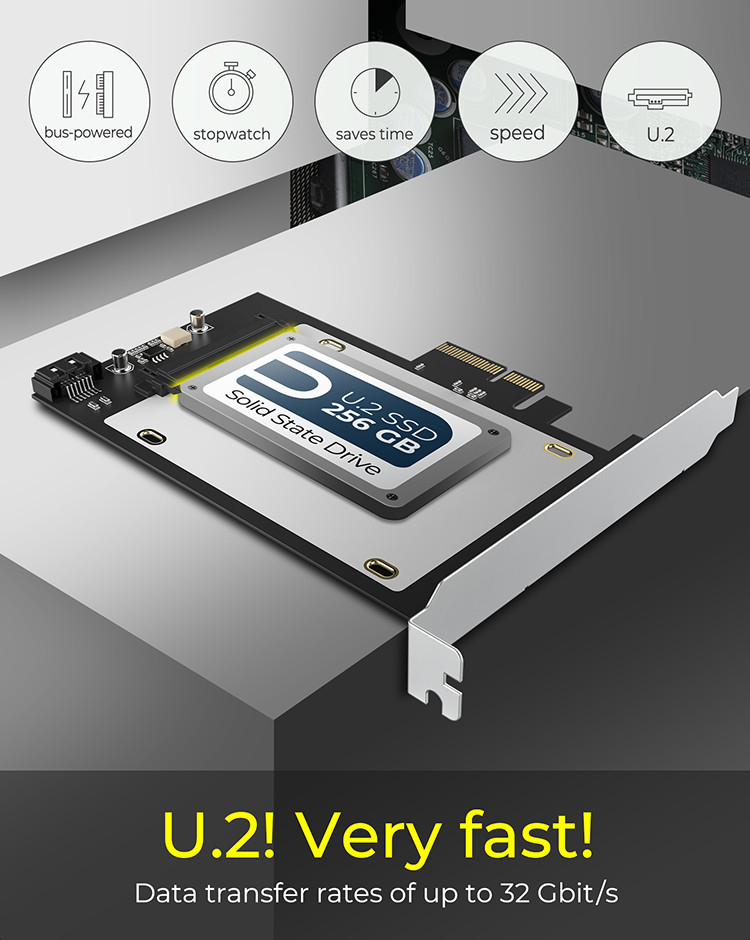 ICY BOX IB-PCI2017-U2 interface cards/adapter Internal U.2 – image 6