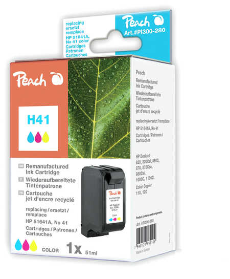 Peach 314223 ink cartridge 1 pc(s) Cyan, Magenta, Yellow
