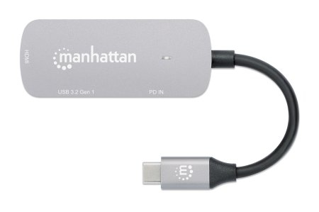 130707 DOCKING USB C 3 PTOS HDMI/USB-A/USB-C PD MANHATTAN 130707