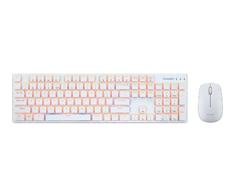 Acer GP.ACC11.019 keyboard Mouse included Office Bluetooth French White – image 2
