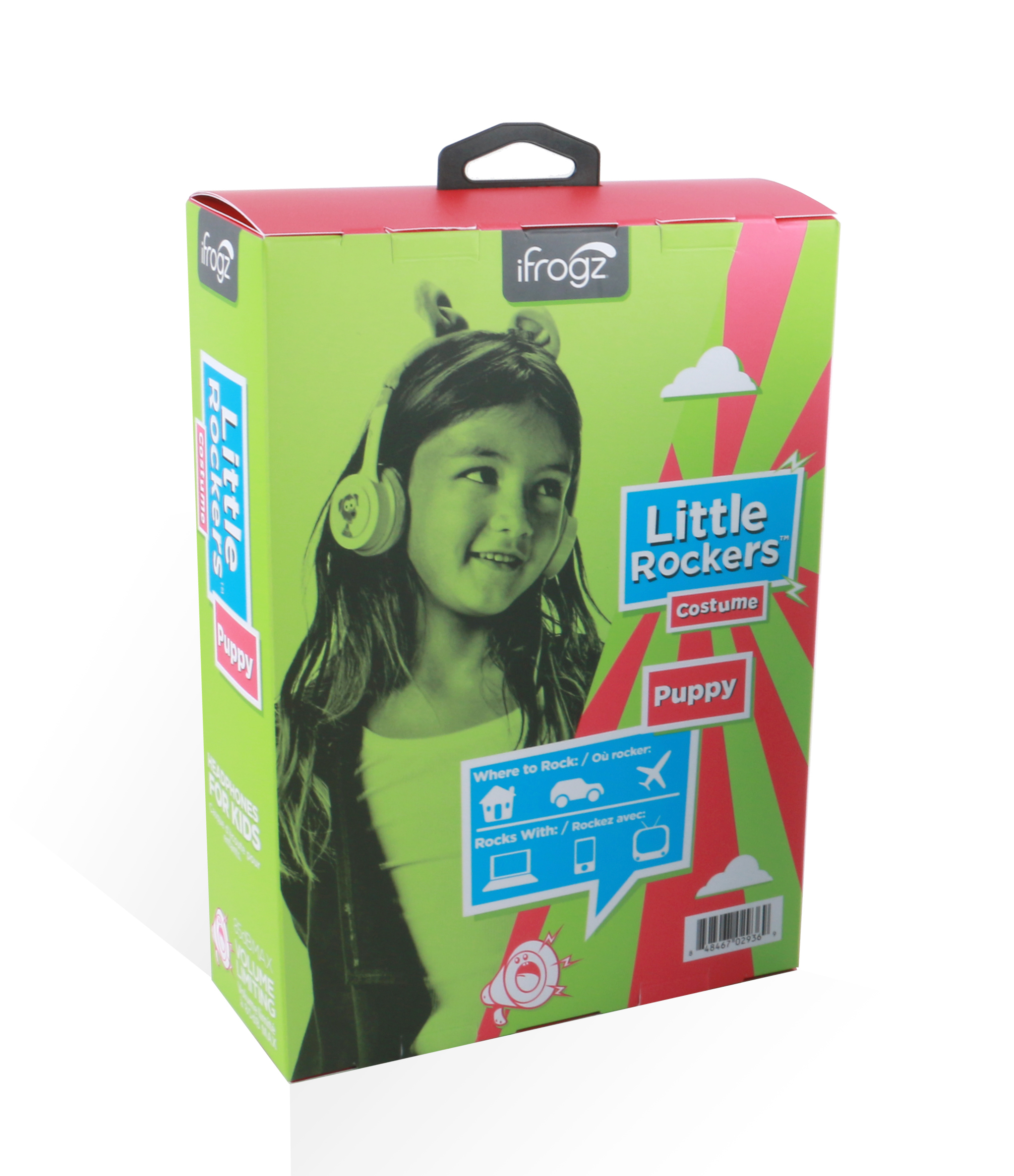 IFROGZ IFLRCH-LGP headphones/headset Wired Head-band Green, Pink, White – image 2