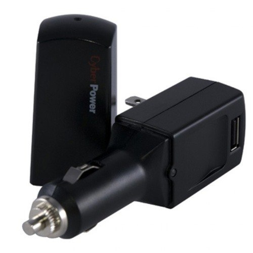 CyberPower CBPTUC01 mobile device charger Universal Black AC, Cigar lighter Auto