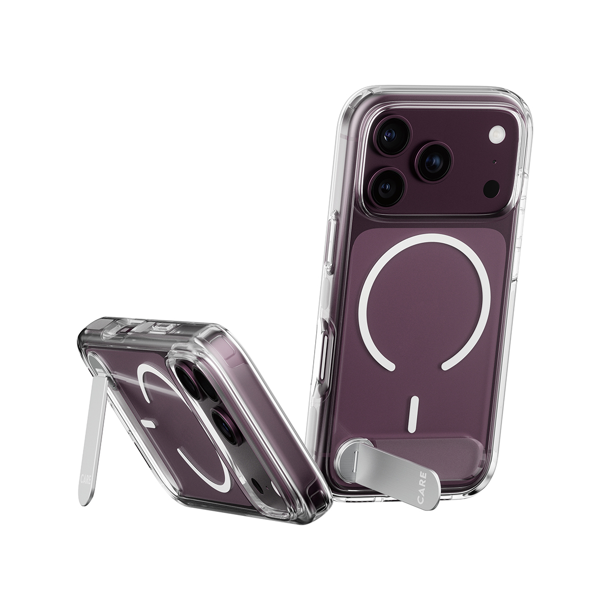 PanzerGlass CARE™ by PanzerGlass® Kickstand Case Transparent w. White MagSafe iPhone 18 Pro | 17 Pro – image 5
