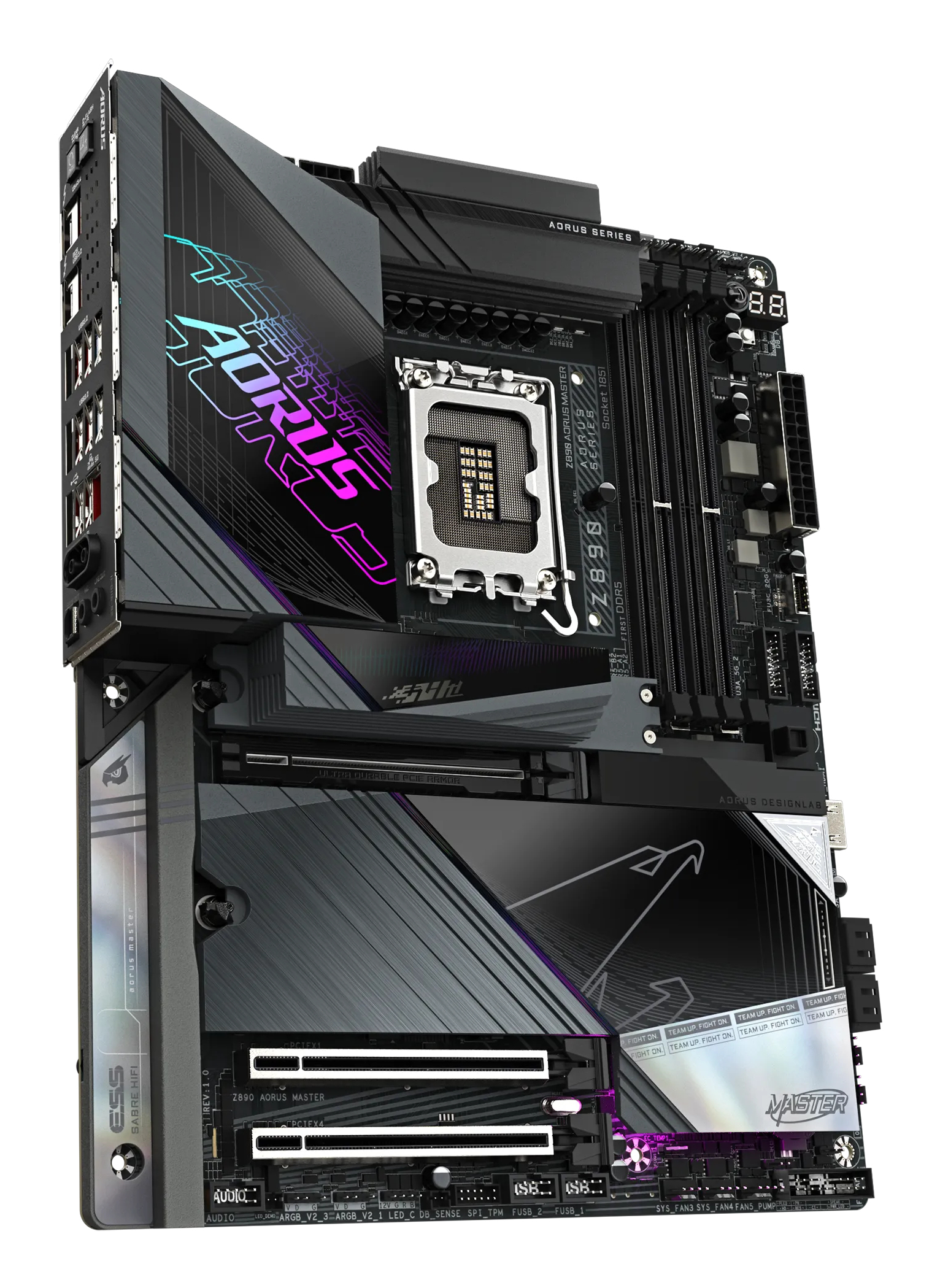 Tarjeta Madre Gigabyte Z890 Aorus Master - Socket 1851 - 4x DDR5 9500MHz - ATX - Wi-Fi 7/BT - Z890 AORUS MASTER Tarjeta Madre Gigabyte Z890 Aorus Master - Socket 1851 - 4x DDR5 9500MHz - ATX - Wi-Fi 7/BT - Z890 AORUS MASTER