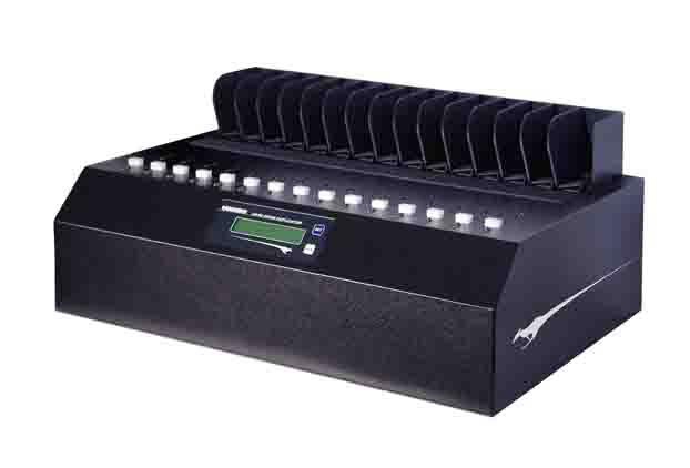 iStorage Kanguru KCLONE-14HD-SATA media duplicator HDD duplicator 14 copies