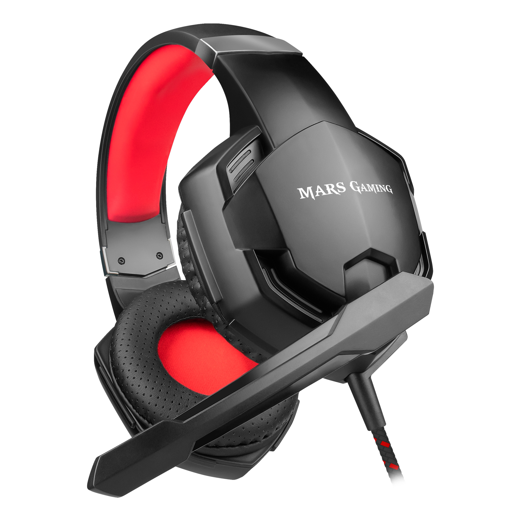 Mars Gaming MHX headphones/headset Wired Head-band Black, Red – image 4
