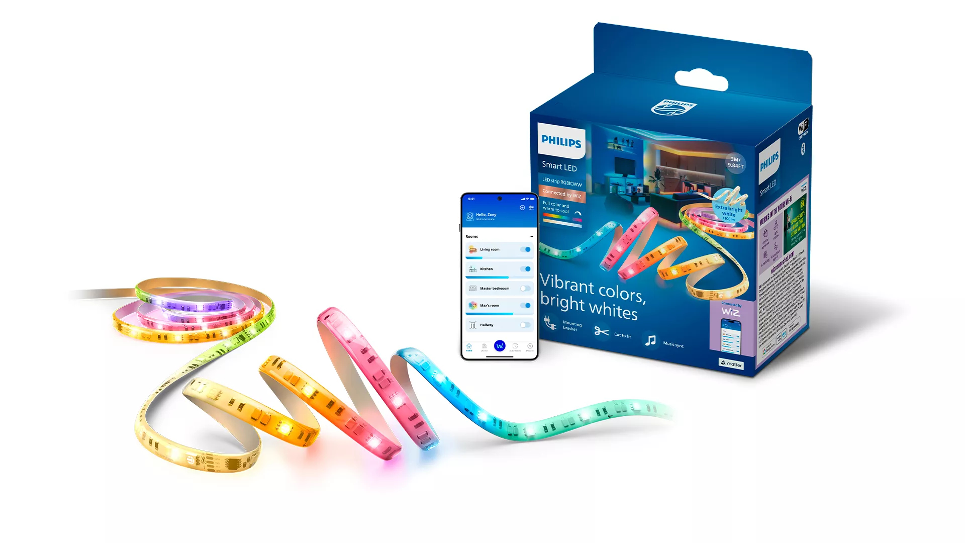 Philips by Signify Philips 8719514866676 smart lighting Smart strip light Wi-Fi/Bluetooth – image 2
