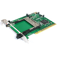 StarTech.com 1 Port CardBus/PCMCIA to PCI Adapter Card
