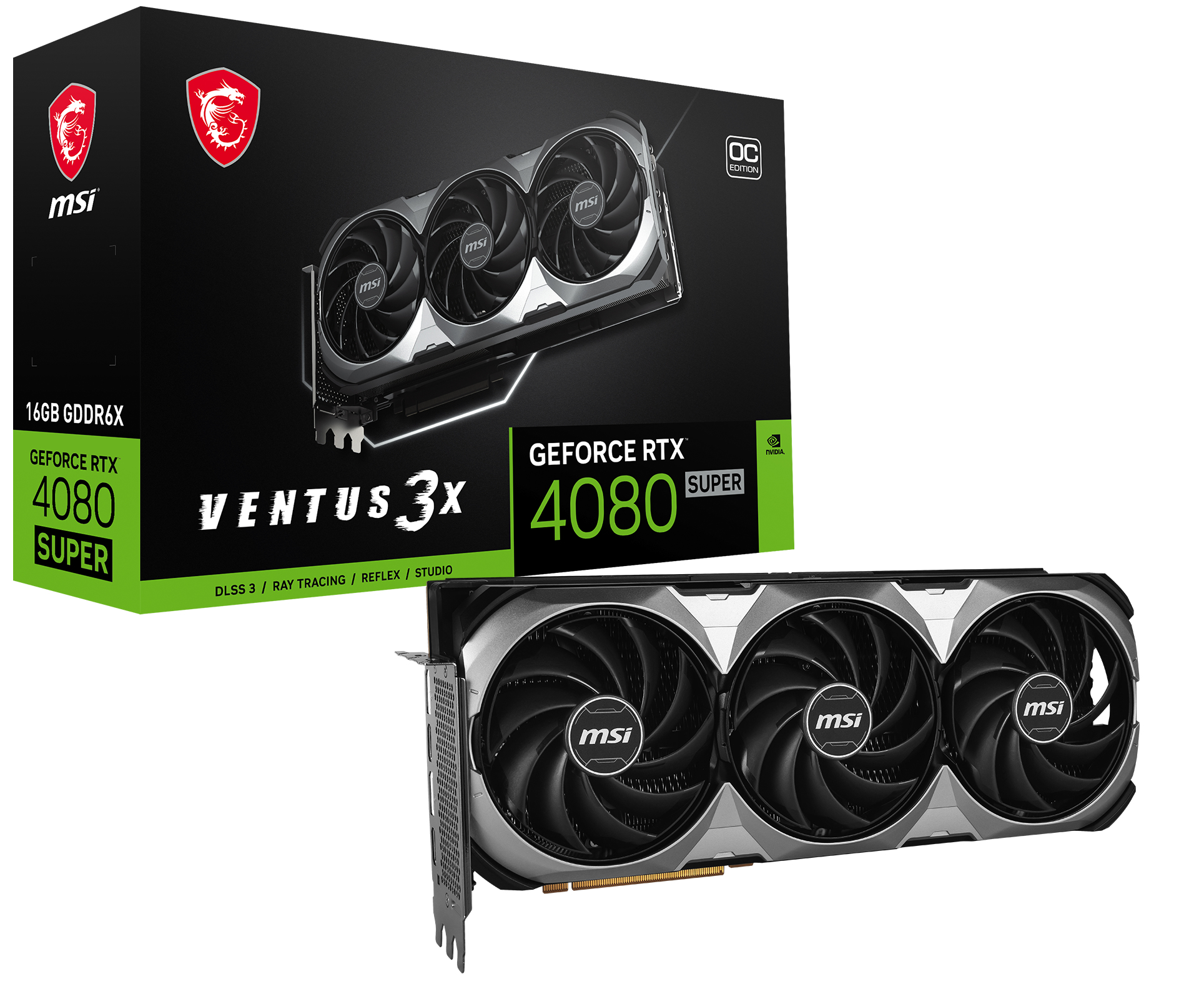 MSI GeForce RTX 4080 SUPER 16G VENTUS 3X OC – image 3