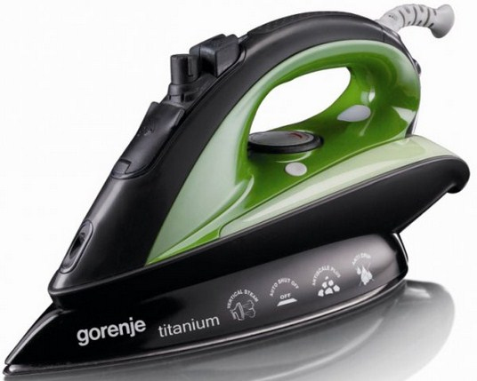 Gorenje SIE2400T iron Dry & Steam iron Titanium soleplate