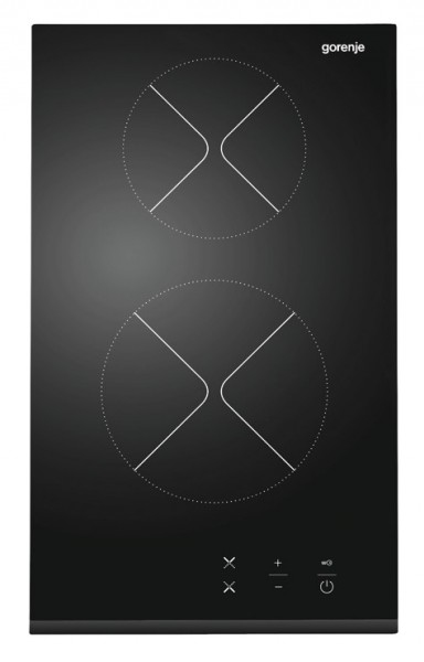 Gorenje ECT300BC hob Black Built-in Ceramic hob 2 zone(s)