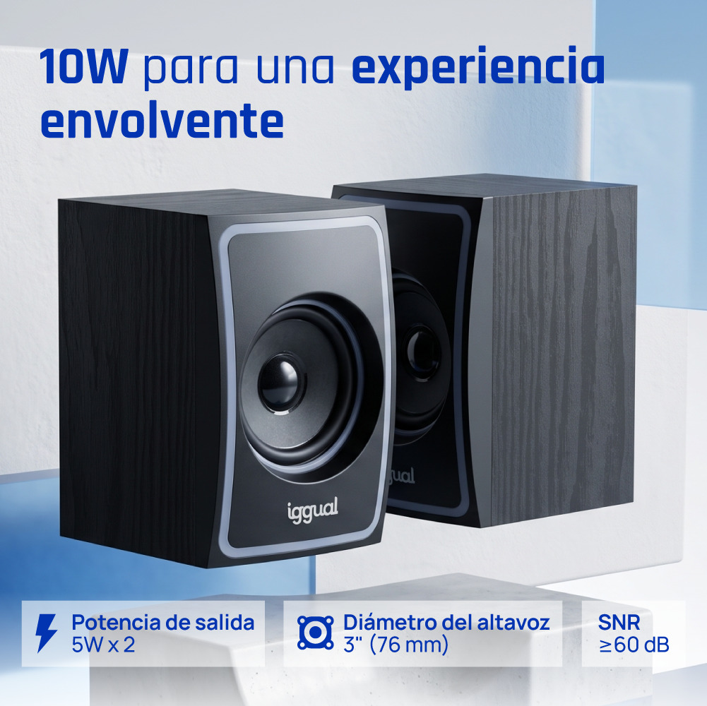 iggual IGG320716 loudspeaker Black Wired & Wireless – image 2
