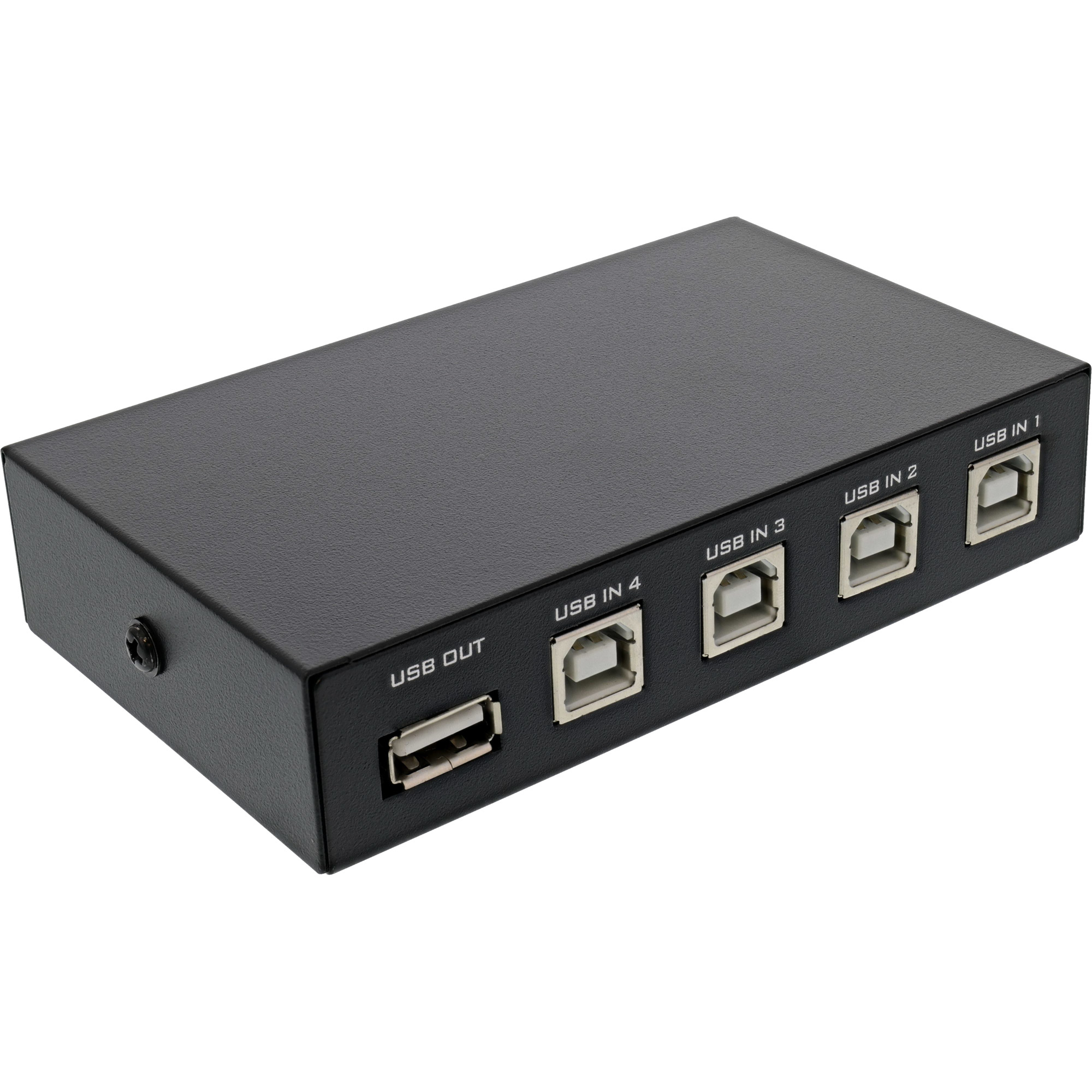 InLine USB 2.0 switch manual, USB-A device to 4 computers – image 2