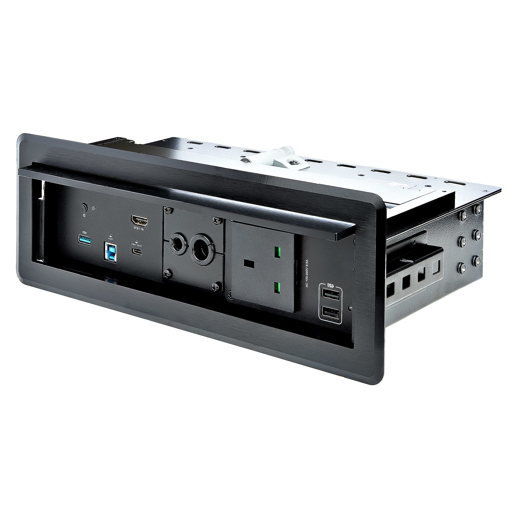 StarTech.com Conference Room Docking Station with Power/Charging; Table Connectivity Box, Universal USB-C Laptop Dock – image 1