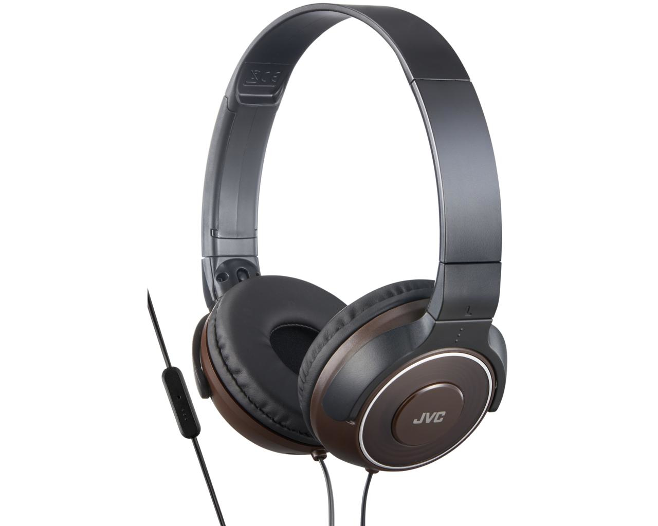 JVC HA-SR225-T-E Lightweight headphones with superior sound with remote and mic – image 1