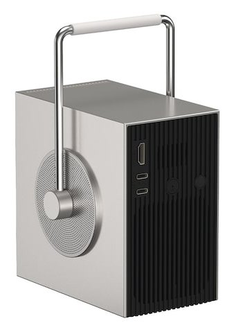 LG PU600U data projector Standard throw projector 600 ANSI lumens DLP UHD 4K (3840x2160) Silver, Black – image 4