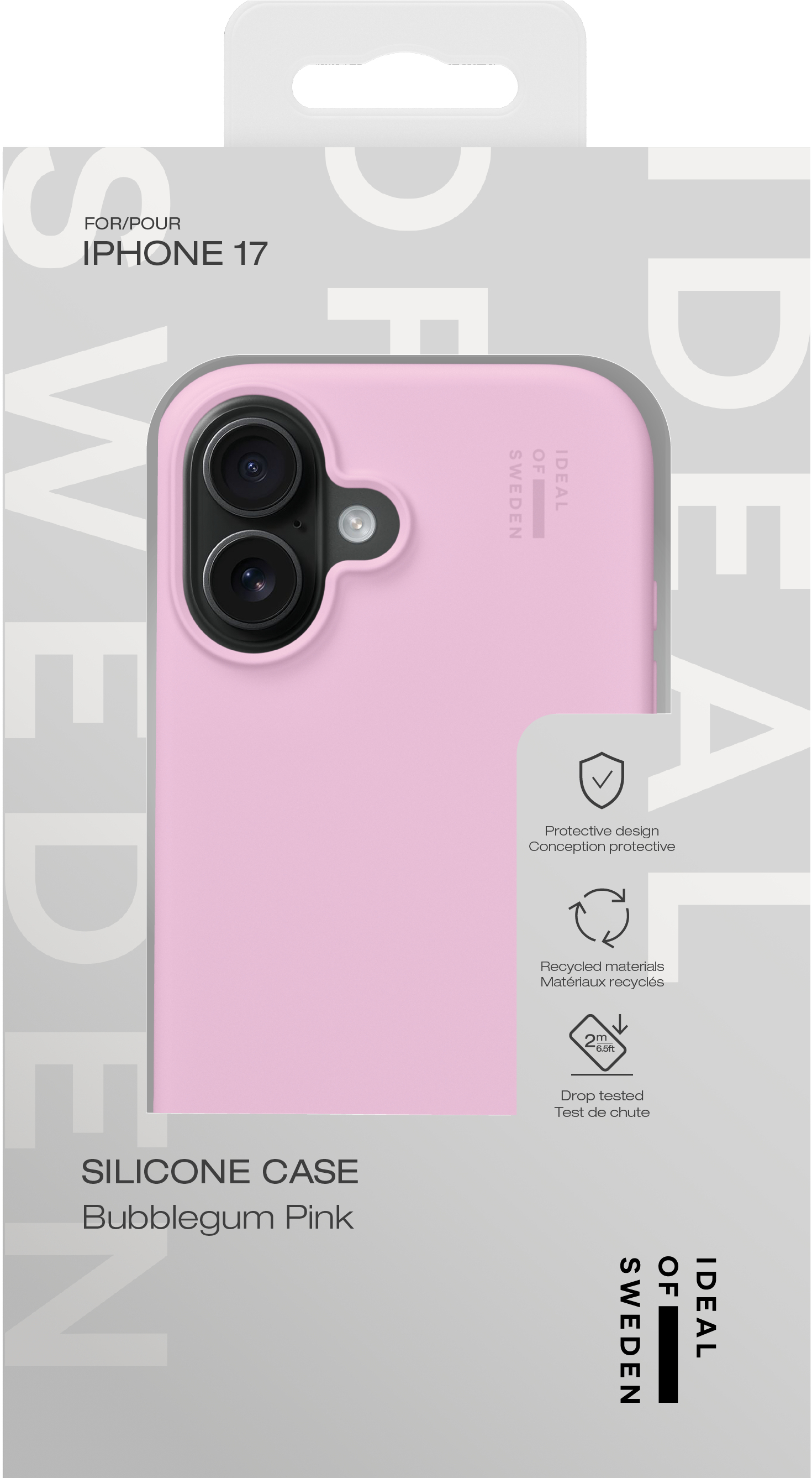 iDeal of Sweden Silicone Case iPhone 17 Bubblegum Pink – image 2