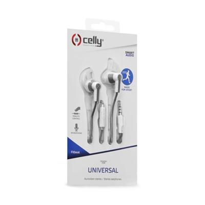 Celly FITBEATWH headphones/headset Wired In-ear White – image 2