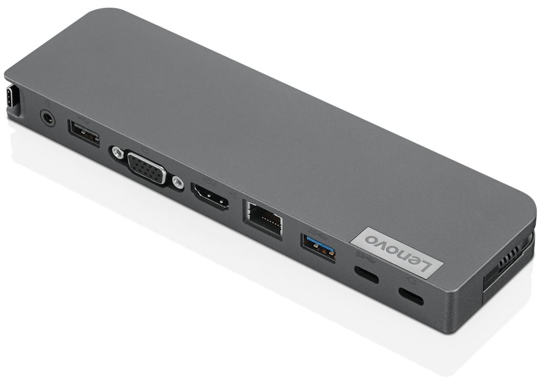 Lenovo 40AU0065UK laptop dock/port replicator Wired USB 3.2 Gen 1 (3.1 Gen 1) Type-C Black – image 2