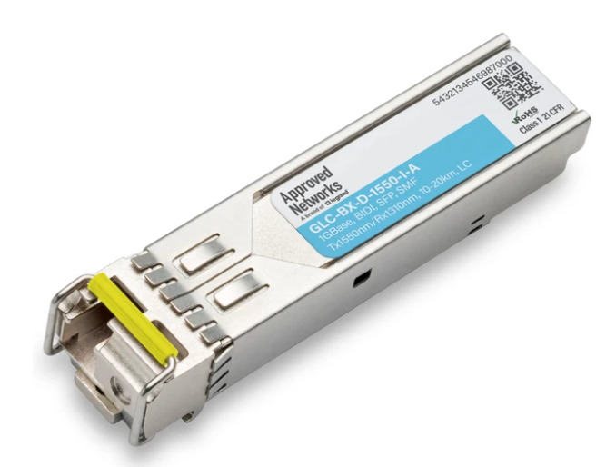Legrand GLC-BX-D-1550-I-A network transceiver module Fiber optic 1000 Mbit/s SFP 1310 nm