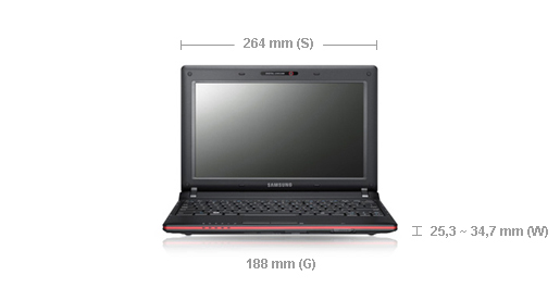 Samsung N N150-JP03PL Intel Atom® N455 Netbook – image 6