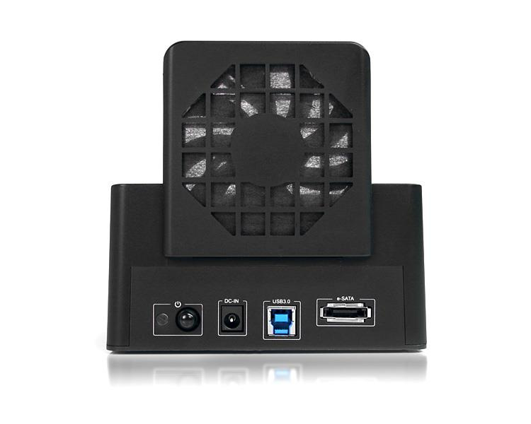 StarTech.com SuperSpeed USB 3.0 eSATA Hard Drive Docking Station with Cooling Fan – image 2