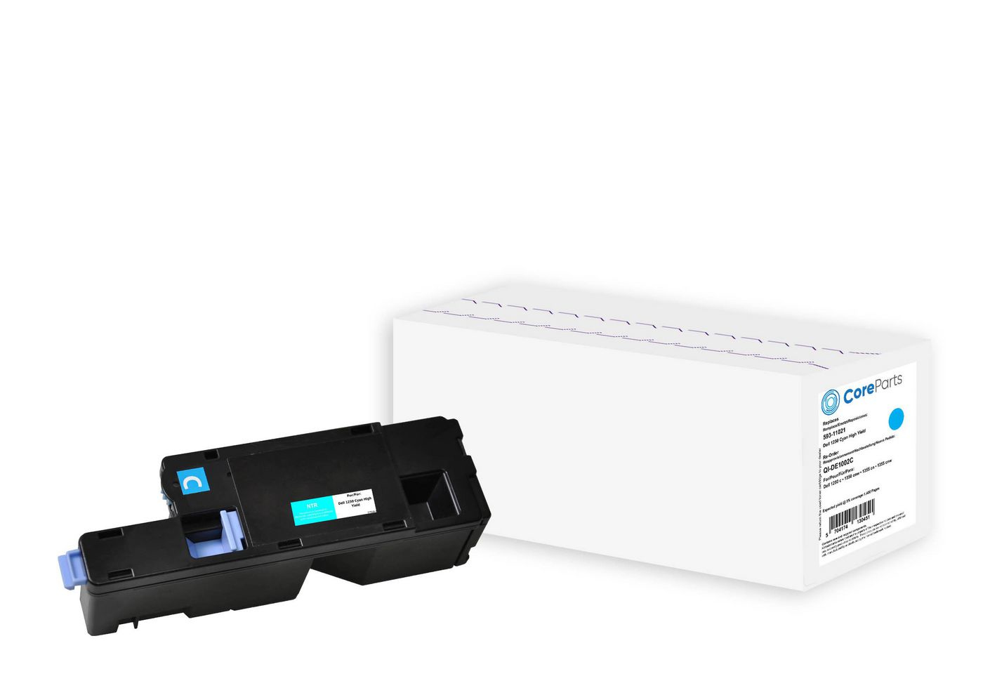 CoreParts QI-DE1002C toner cartridge 1 pc(s) Compatible Cyan