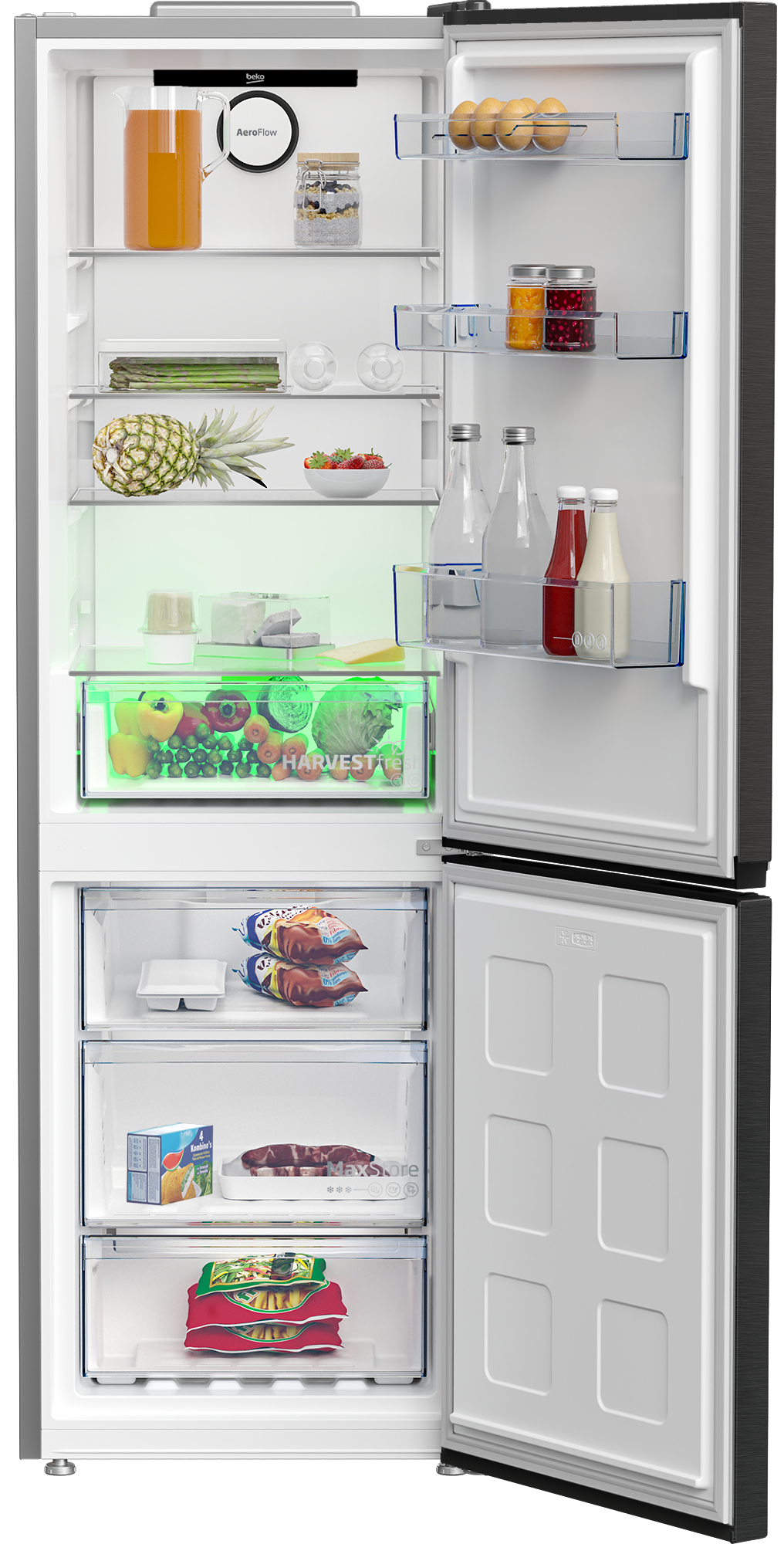 Beko B3RCNA364HXBR fridge-freezer Freestanding – image 3