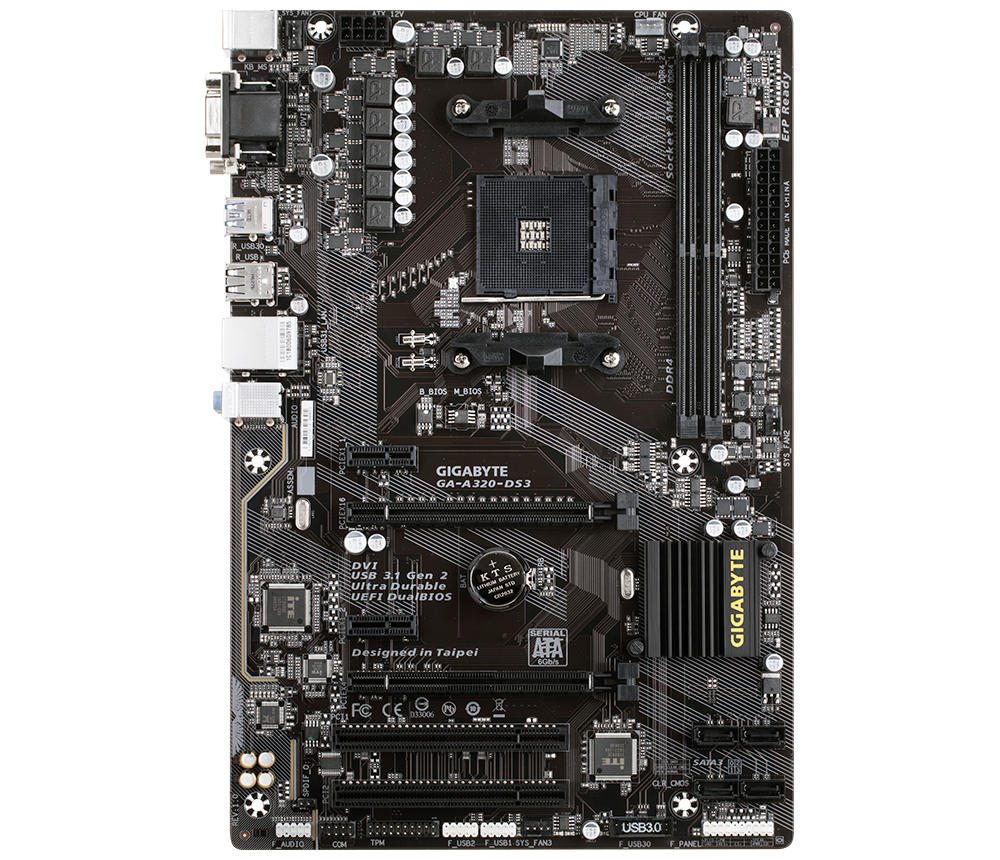 GIGABYTE GA-A320-DS3 AMD A320 Socket AM4 ATX – image 4