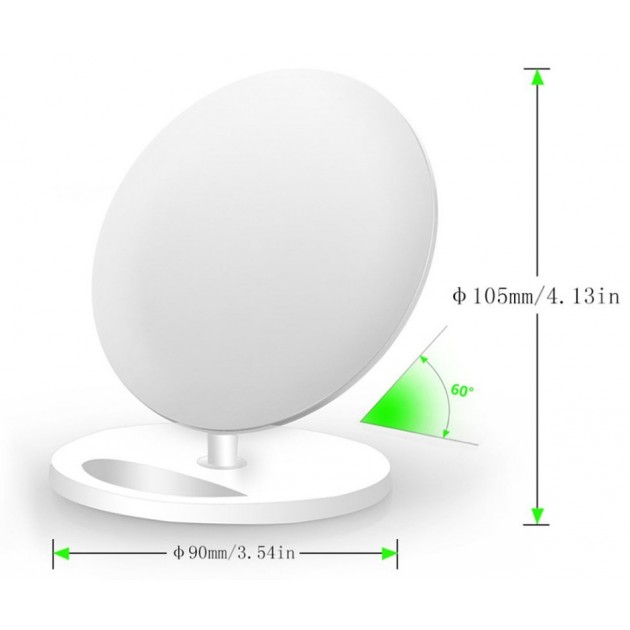 Techly I-CHARGE-WRQ-5WH mobile device charger Smartphone, Tablet White USB Wireless charging Indoor – image 5