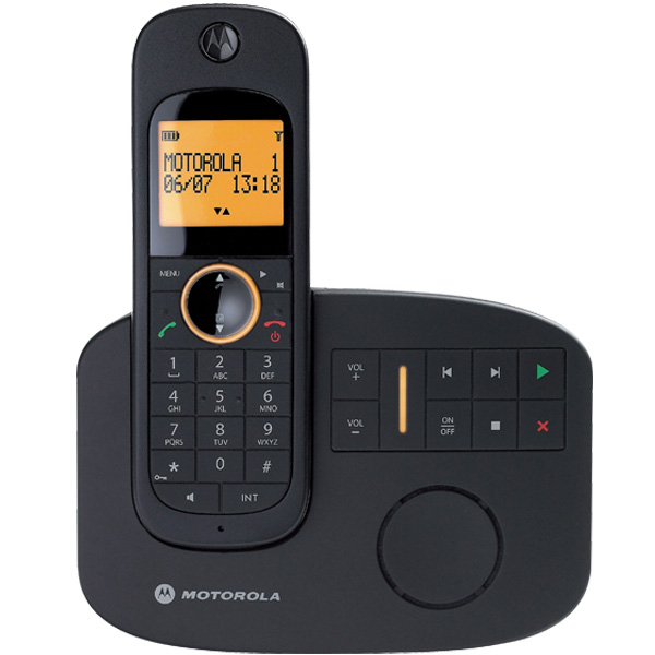 Motorola D1011 DECT telephone Caller ID Black