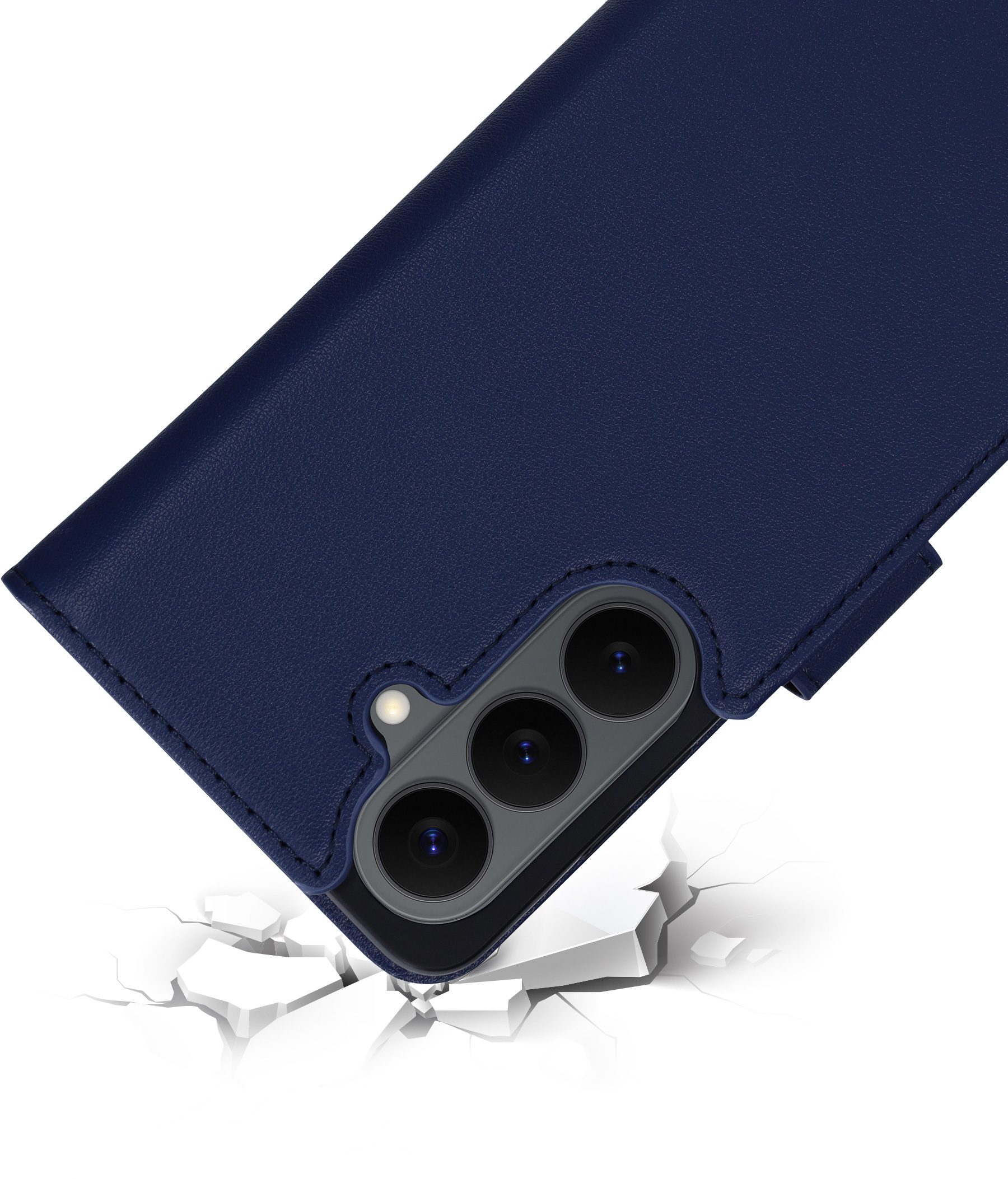 Mobiparts Leather Wallet Case Samsung Galaxy S26 Blue (MagSafe Compatible) – image 2