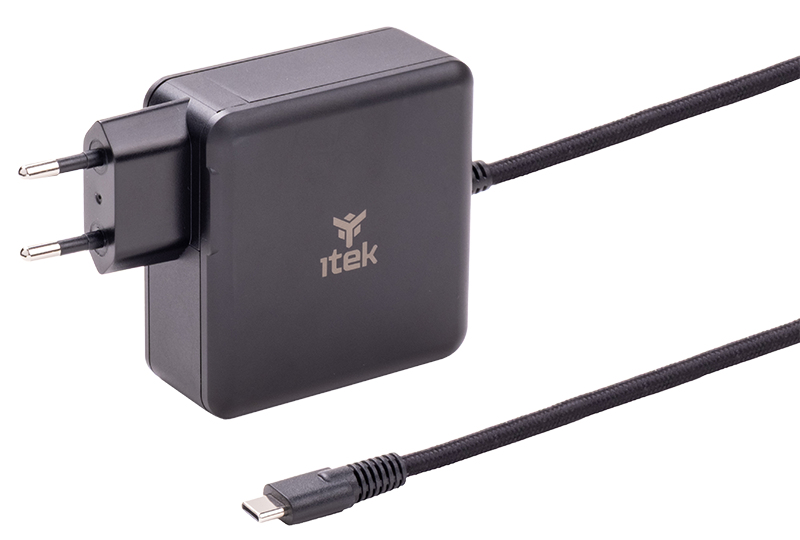 itek ITNBACWB100 mobile device charger Laptop Black AC Fast charging Indoor