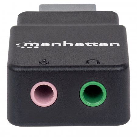 Manhattan Adaptador de Sonido Estéreo USB de Alta Velocidad imagen 3