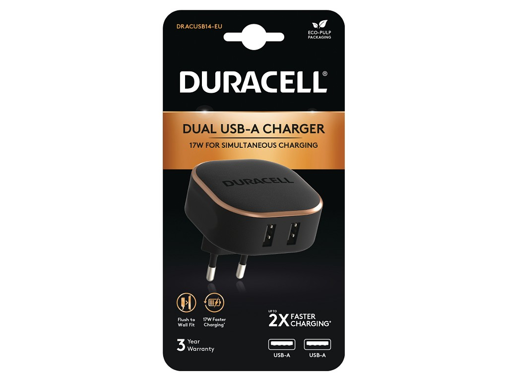 Duracell DRACUSB14-EU mobile device charger Black – image 2