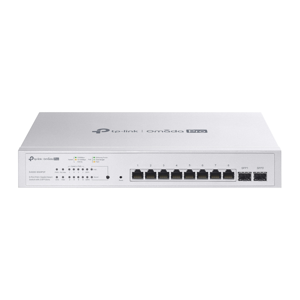 OMADA PRO 8-PORT 1G POE+ SWITCH 8X1G POE+ 2X1G SFP 150W POWER