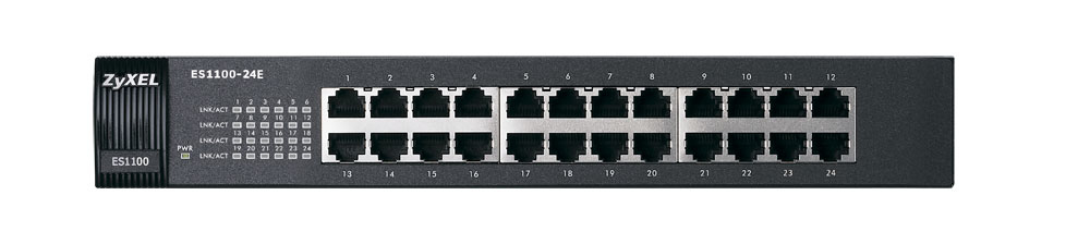 Zyxel ES1100-24E Unmanaged Black – image 2