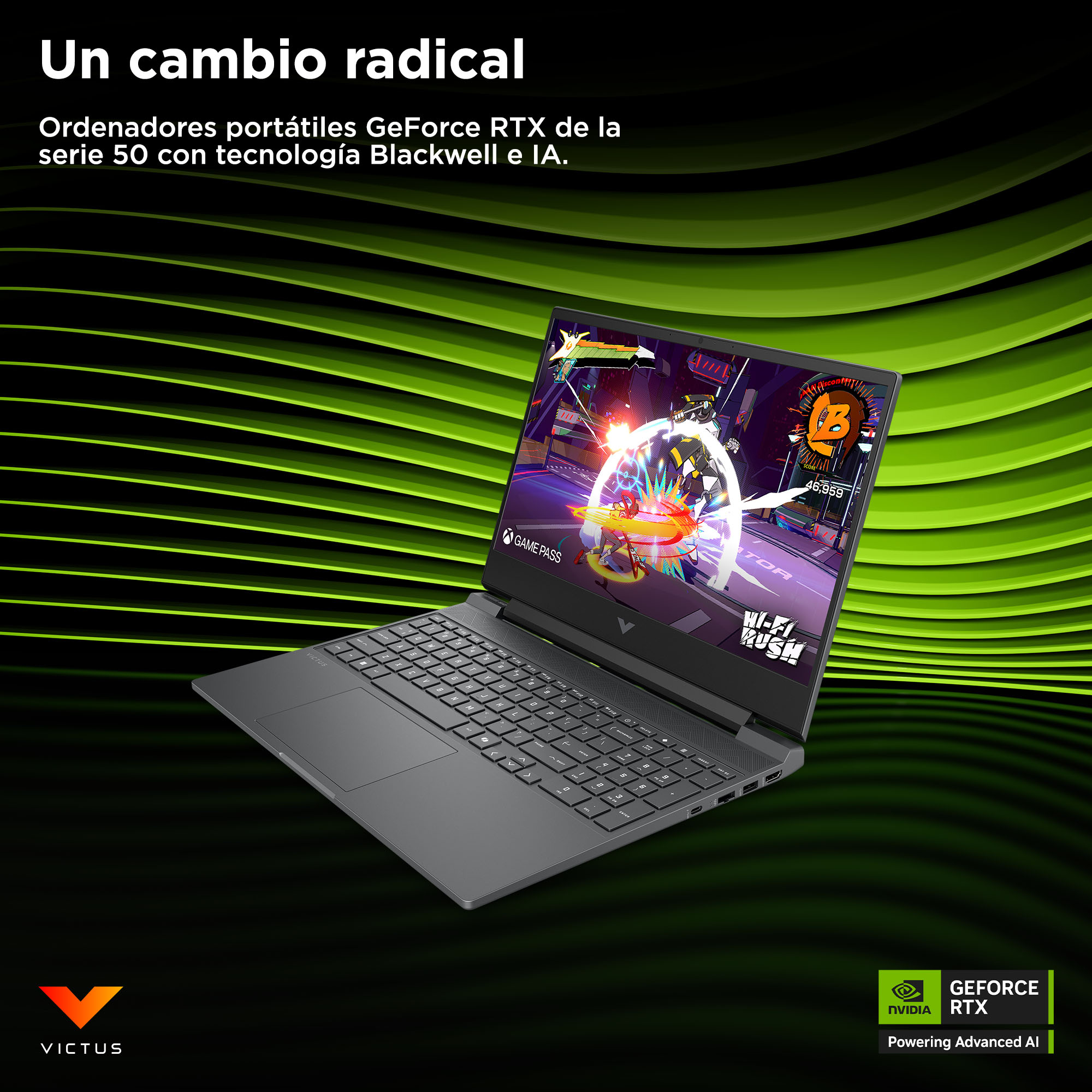 Portátil gaming Victus 15-fb3041ns - NVIDIA GeForce RTX 5050 8GB - imagen 13