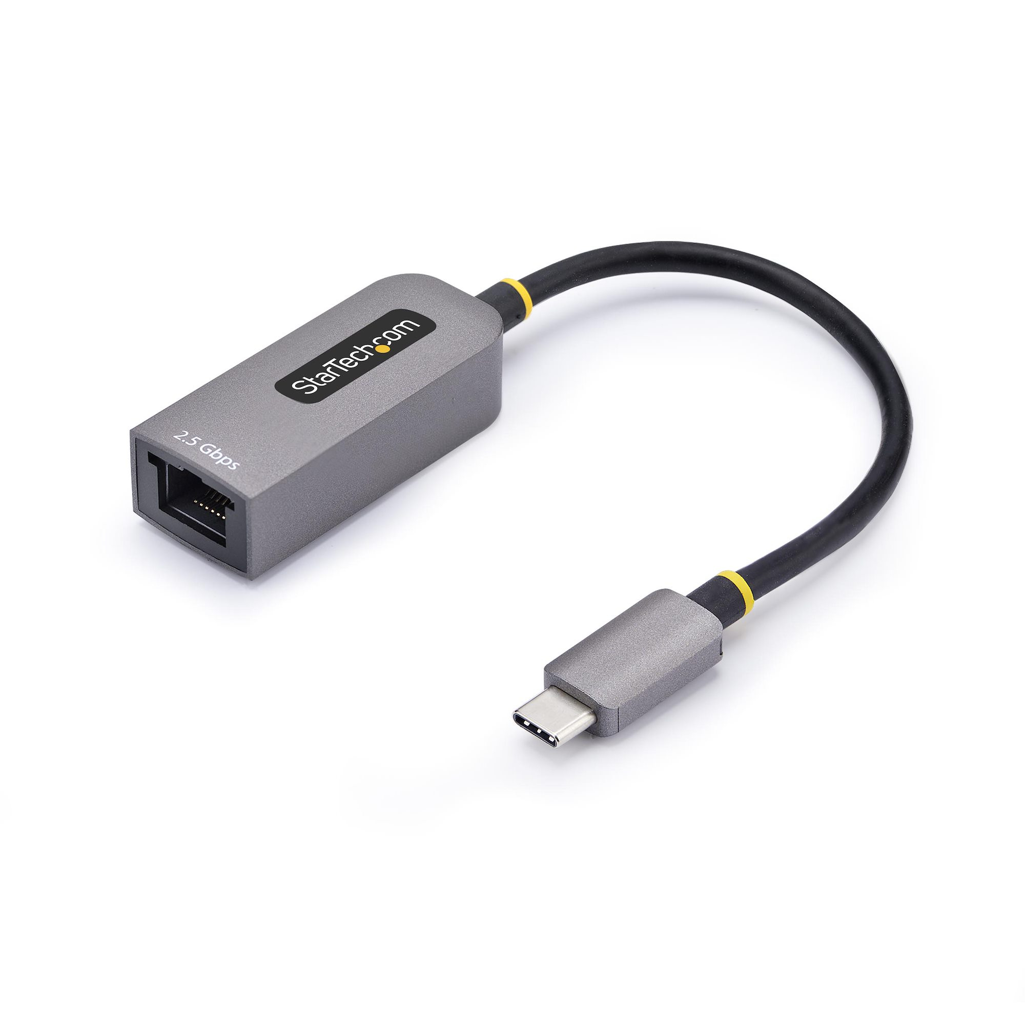 StarTech.com Adattatore Ethernet USB C Convertitore di Rete/NIC NBASE-T 2.5/1GbE da USB Type-C 3.0 a RJ45. Compatibile Thunderb